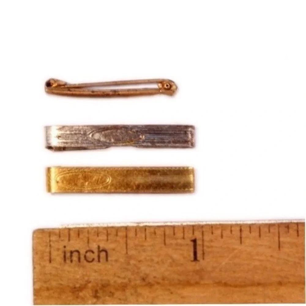 Antique‎ Lot of 3 Tiny Victorian Lingerie Clip Pins
